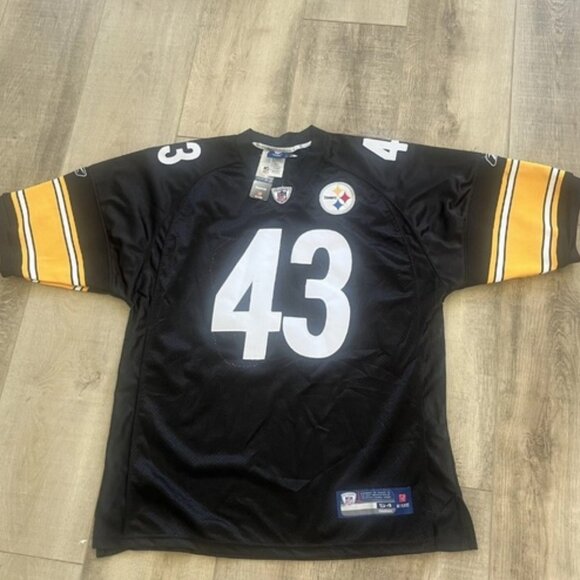 Troy Polamalu Steelers Jersey Reebok On Field 54 - Picture 3 of 9